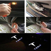 LED Tesla Türlogo - Projektoren S/3/X/Y (2 - teilig) | e - car - shop.ch