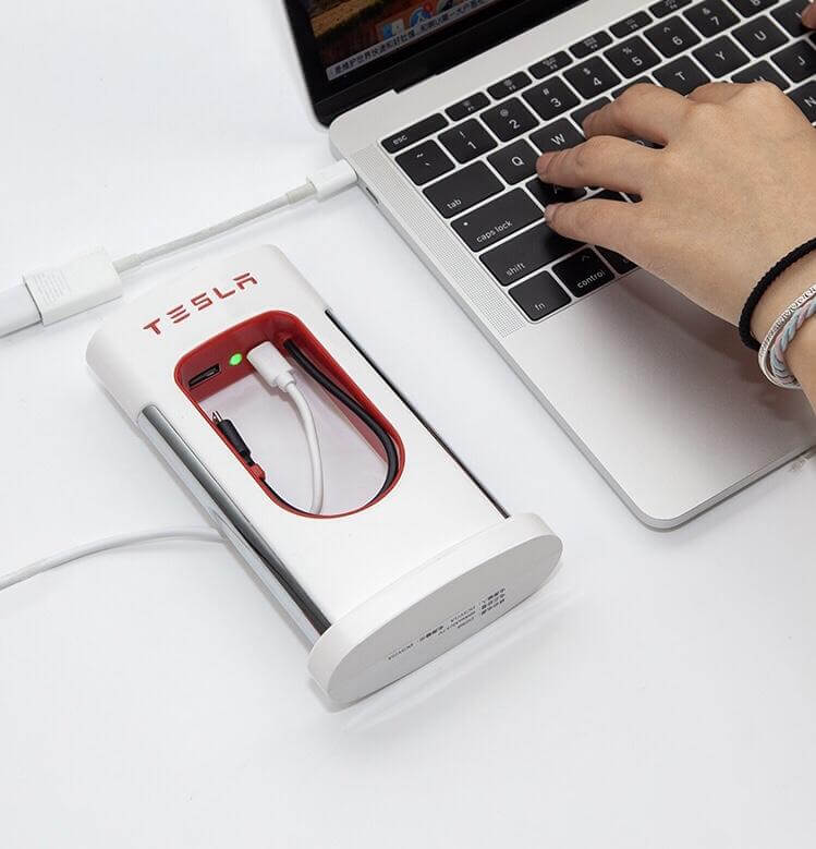 Mini Tesla Supercharger Powerbank | e - car - shop.ch