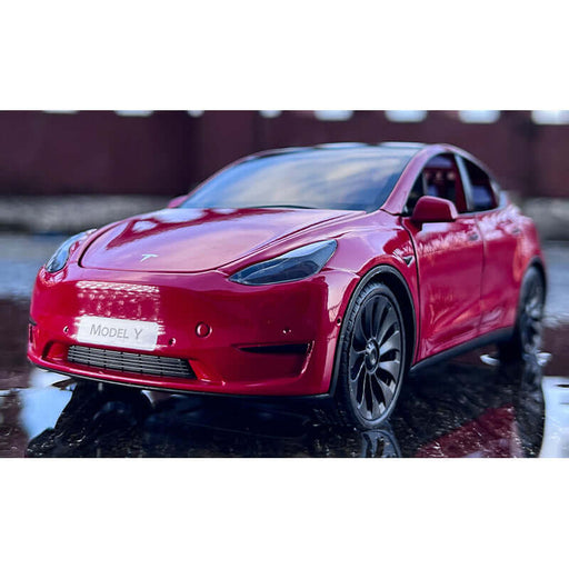 Tesla Model Y Modellauto 1/2410D,Neuheiten,Tesla Fanartikel,Tesla Model Y,tesla-modellautoe-car-shop.ch