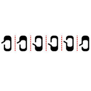 Türausstiegs-Aufkleber Tesla Model 3Interieur,Tesla Model 3e-car-shop.ch