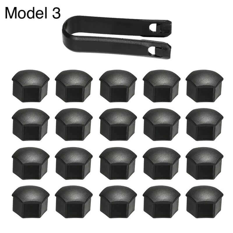 Radmutterkappen Set Tesla S/3/X/Y 21mm | e - car - shop.ch