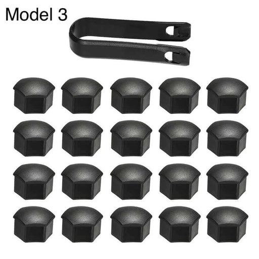 Radmutterkappen Set Tesla S/3/X/Y 21mm | e - car - shop.ch