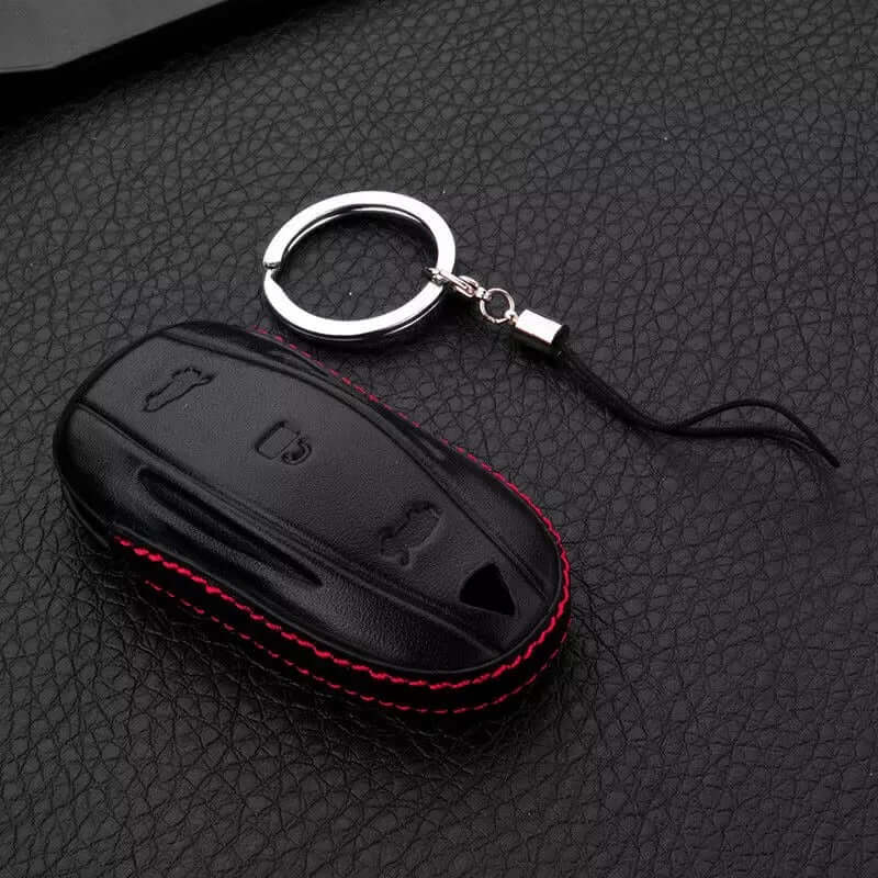 Schlüsselhülle Leder Tesla Model S/3/Y | e - car - shop.ch