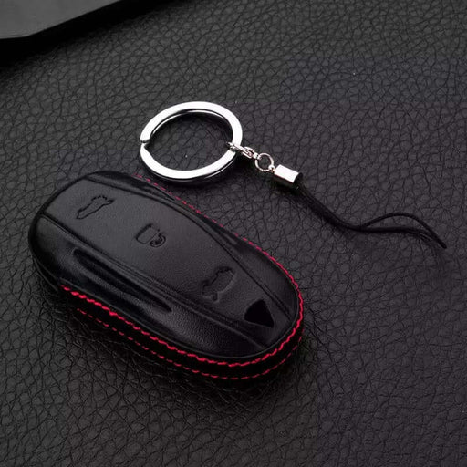 Schlüsselhülle Leder Tesla Model S/3/Y | e - car - shop.ch