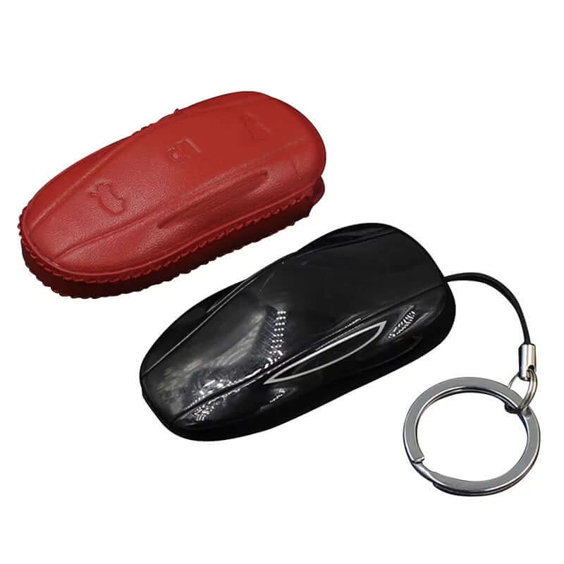 Schlüsselhülle Leder Tesla Model S/3/Y | e - car - shop.ch