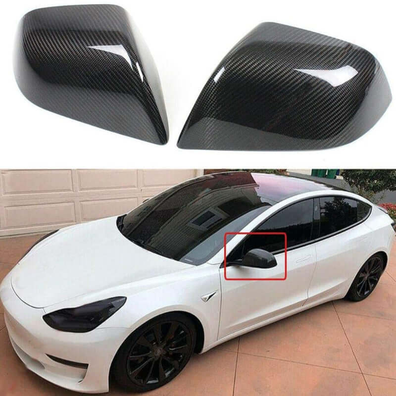 Seitenspiegel Abdeckung Tesla Model 3 bis 2023 | e - car - shop.ch