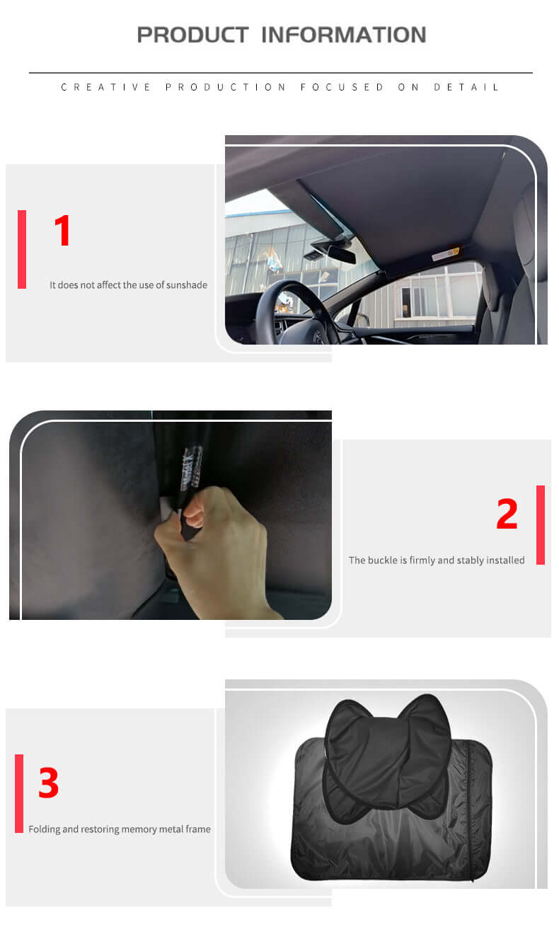 Sonnenschutz "SKYLIGHT" Tesla Model X bis 2020 | e - car - shop.ch