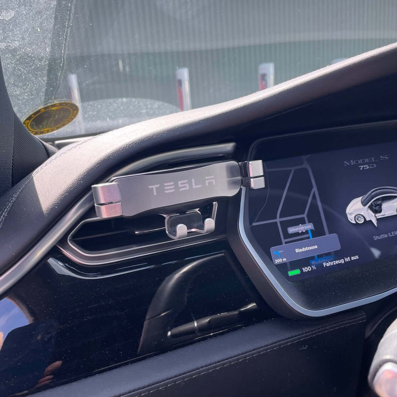Telefonhalterung Tesla Model S/X · 3/Y · bis 2020 · bis 2023/2024 | e - car - shop.ch