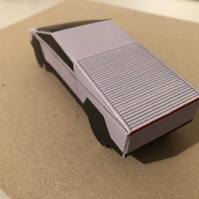 Tesla Cybertruck Bastelbogen | e - car - shop.ch