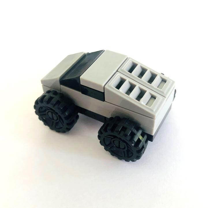 Tesla Cybertruck MINI aus Bausteinen | e - car - shop.ch