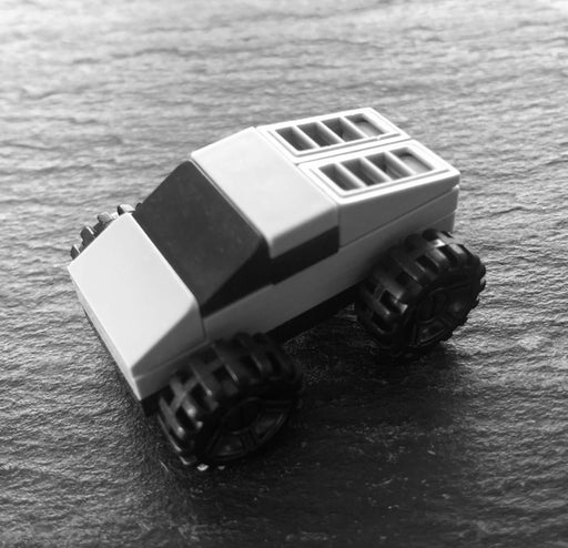 Tesla Cybertruck MINI aus Bausteinen | e - car - shop.ch