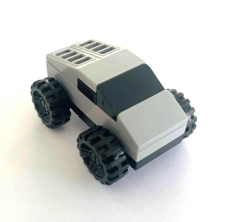 Tesla Cybertruck MINI aus Bausteinen | e - car - shop.ch
