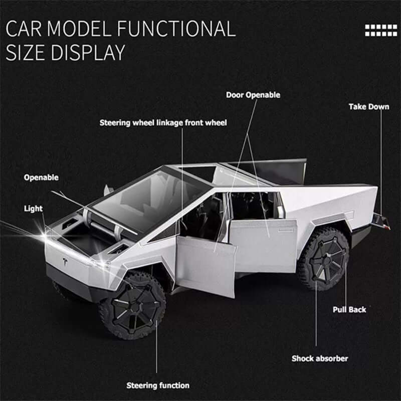 Tesla Cybertruck Modellauto 1/24 | e - car - shop.ch