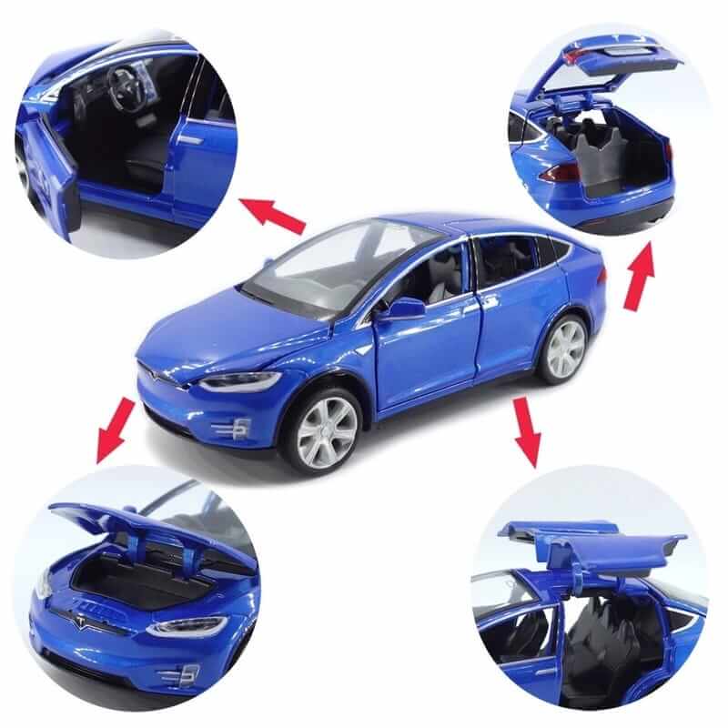 Tesla Model X Modellauto 1/32 | e - car - shop.ch