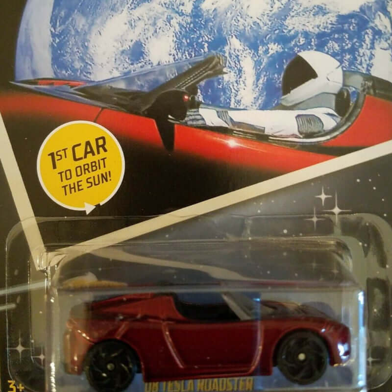 Tesla Roadster Modellauto 1/64 | e - car - shop.ch