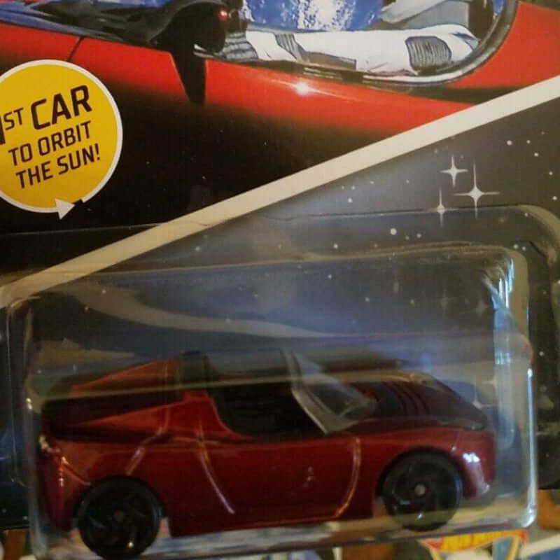 Tesla Roadster Modellauto 1/64 | e - car - shop.ch