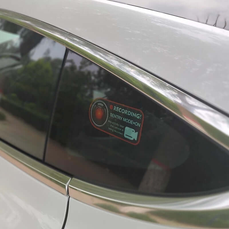 Tesla Wächter Modus Aufkleber (SENTRY - MODE) | e - car - shop.ch