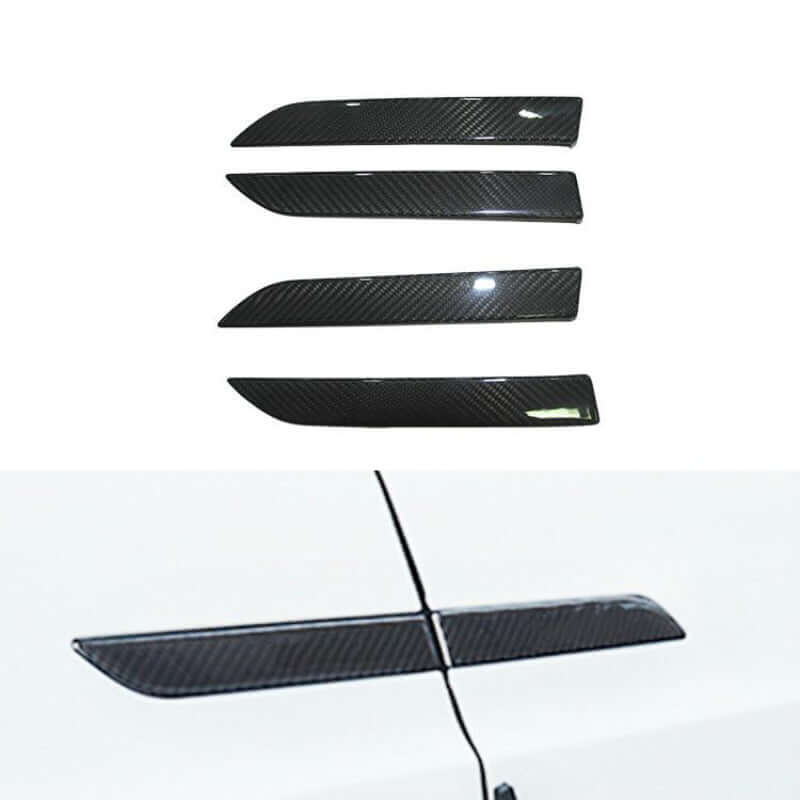 Türgriffaufsatz „chrome delete“ Tesla Model X | e - car - shop.ch