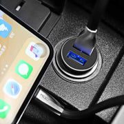 USB Dual Port Charger 12V, Farbe schwarz | e - car - shop.ch