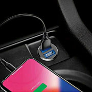 USB Dual Port Charger 12V, Farbe schwarz | e - car - shop.ch