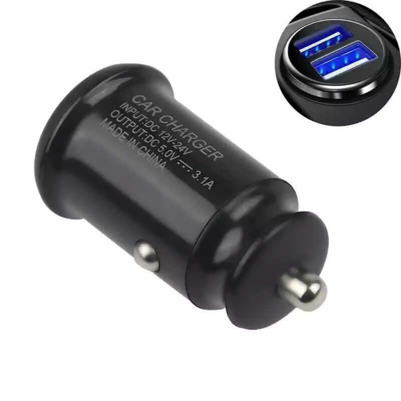 USB Dual Port Charger 12V, Farbe schwarz | e - car - shop.ch