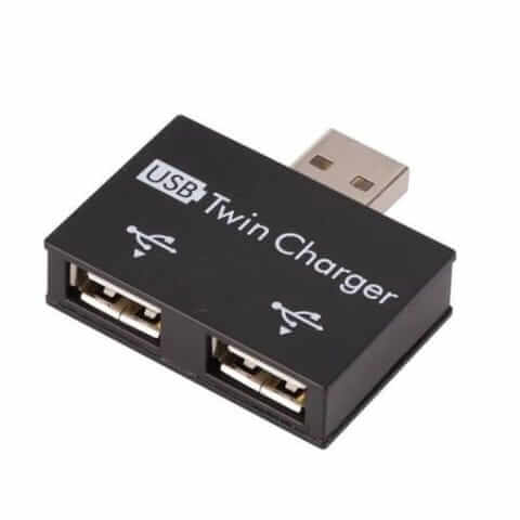 USB Dual - Port Splitter Adapter | e - car - shop.ch