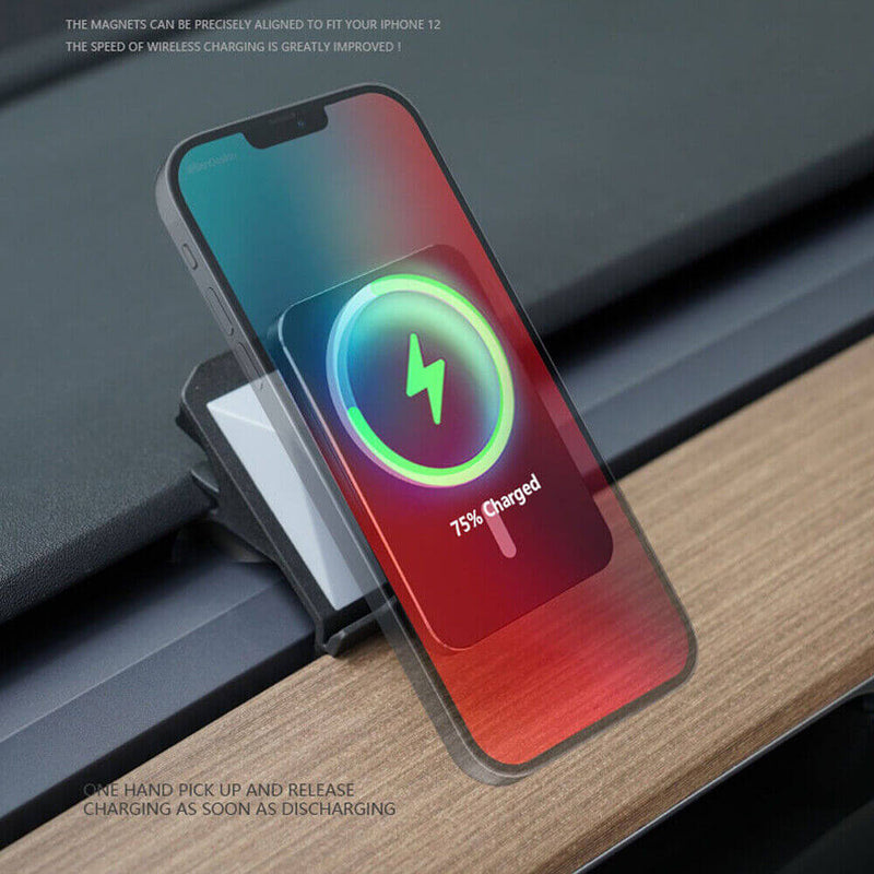 MagSafe Wireless Telefonhalterung Tesla Model 3/Y (nicht kompatibel mit Model Highland)10D,Bestseller,Interieur,Tesla Model 3,Tesla Model 3 2021,Tesla Model Ye-car-shop.ch