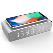 Wirelesscharger mit Uhr und Temparaturanzeige | e - car - shop.ch